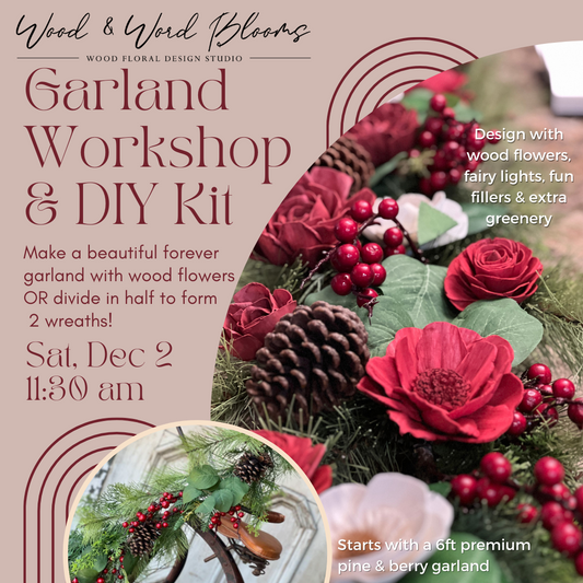 Winter Garland Workshop & DIY Kit (local pick up only)