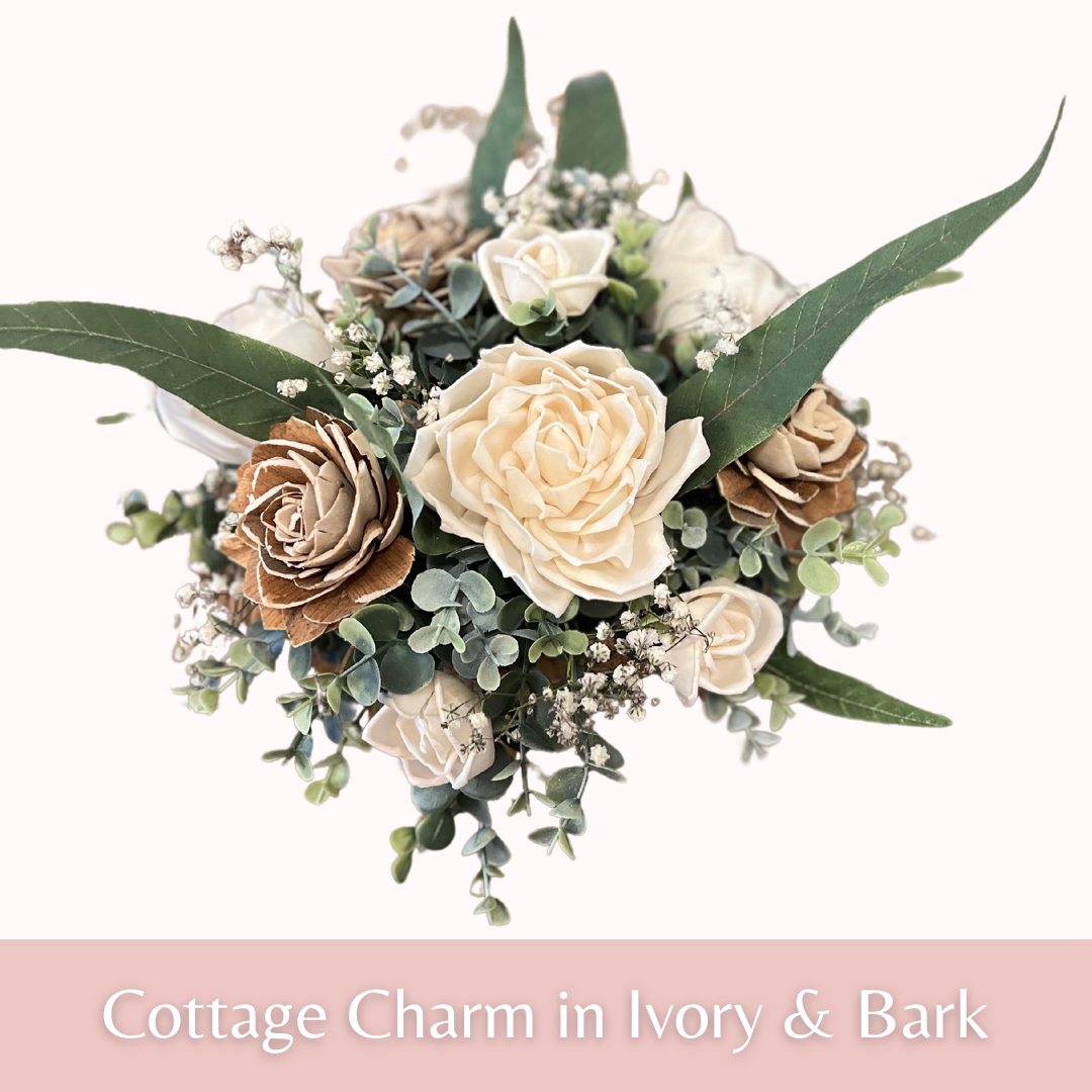 Cottage Charm - Ivory & Bark