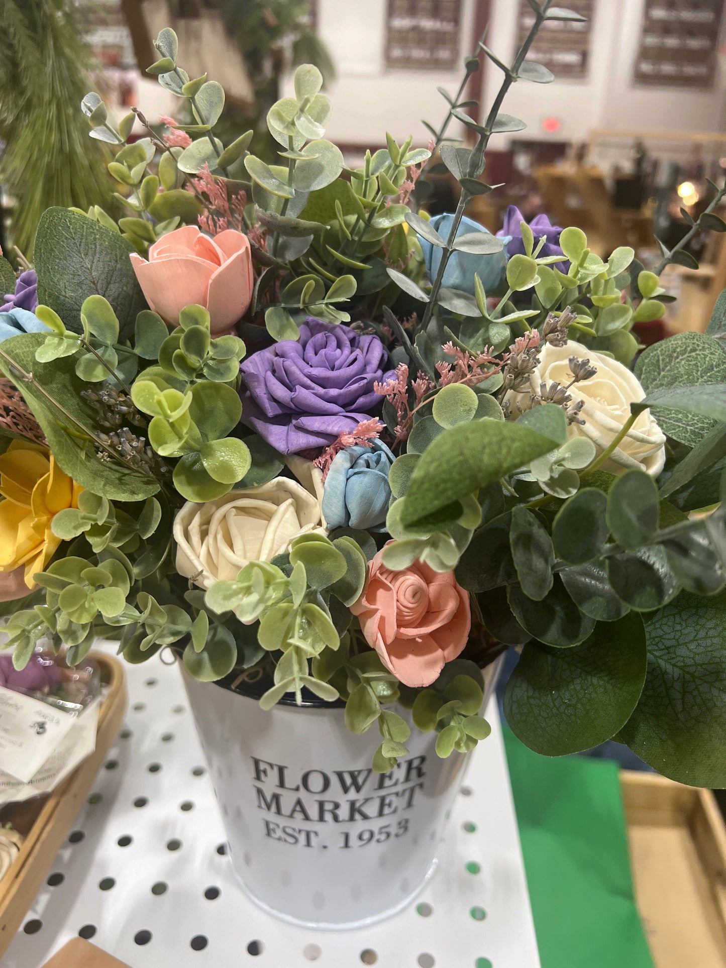 Pastel Rainbow Market Bucket