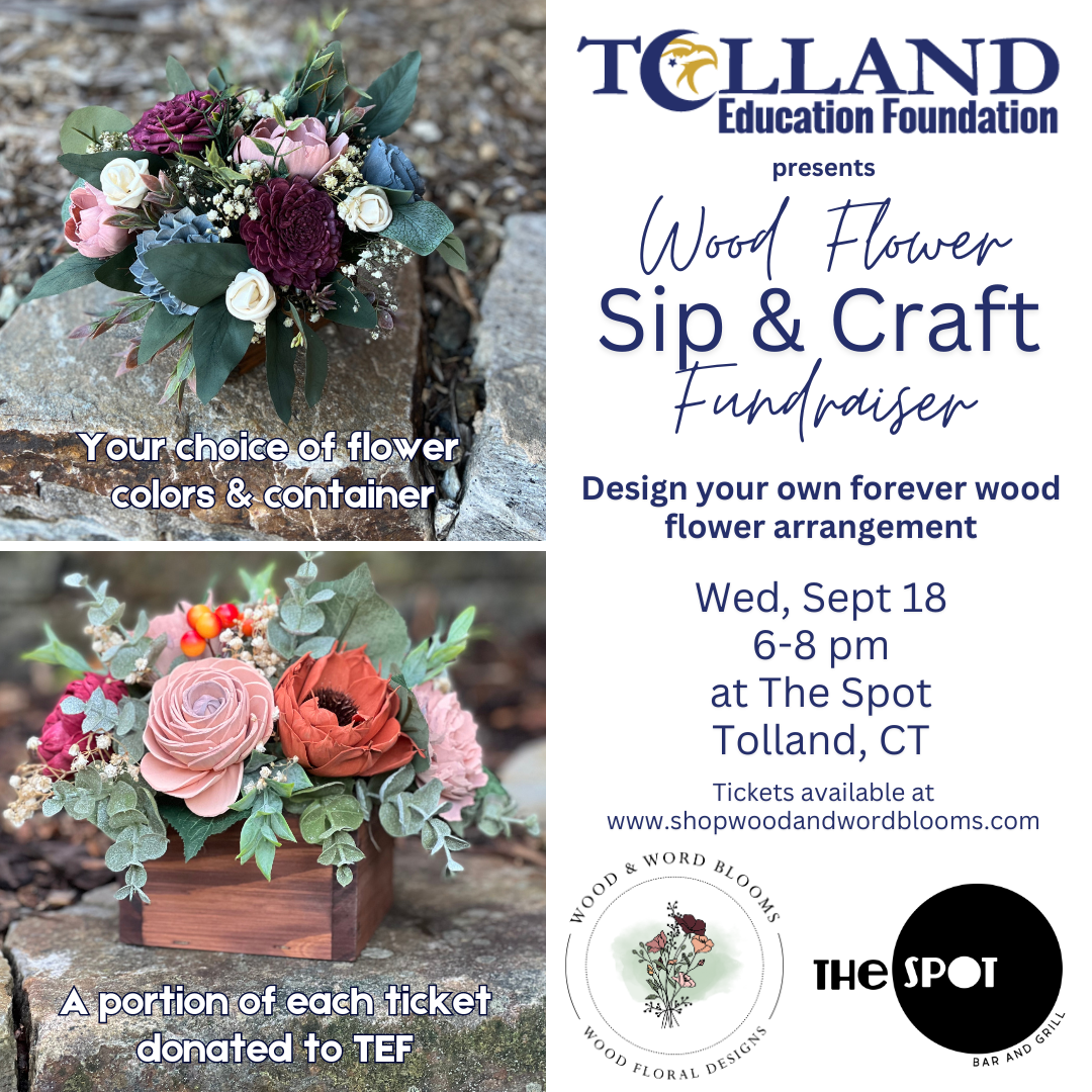 REG CLOSED | TEF Fundraiser Wood Flower Arranging Workshop at The Spot | Sept 18