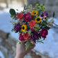 Brews & Blooms: Spring Sunshine Wood Flower Arrangement| Elicit Brewing