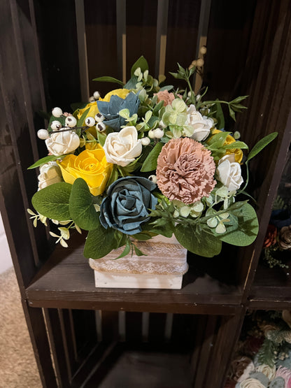 Vintage Sunshine - 5x5 Box Arrangement