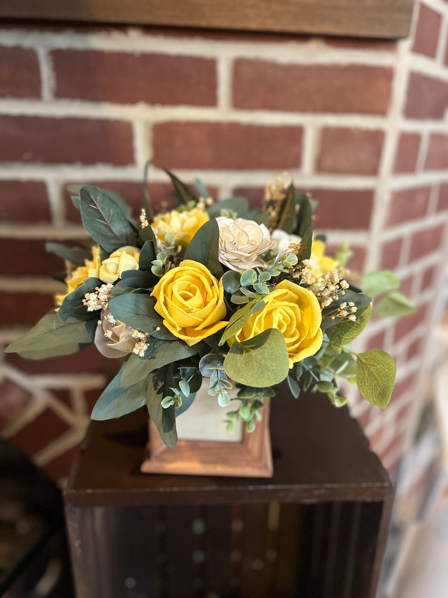 The Memory Blooms Box | Wood Flower Arrangement