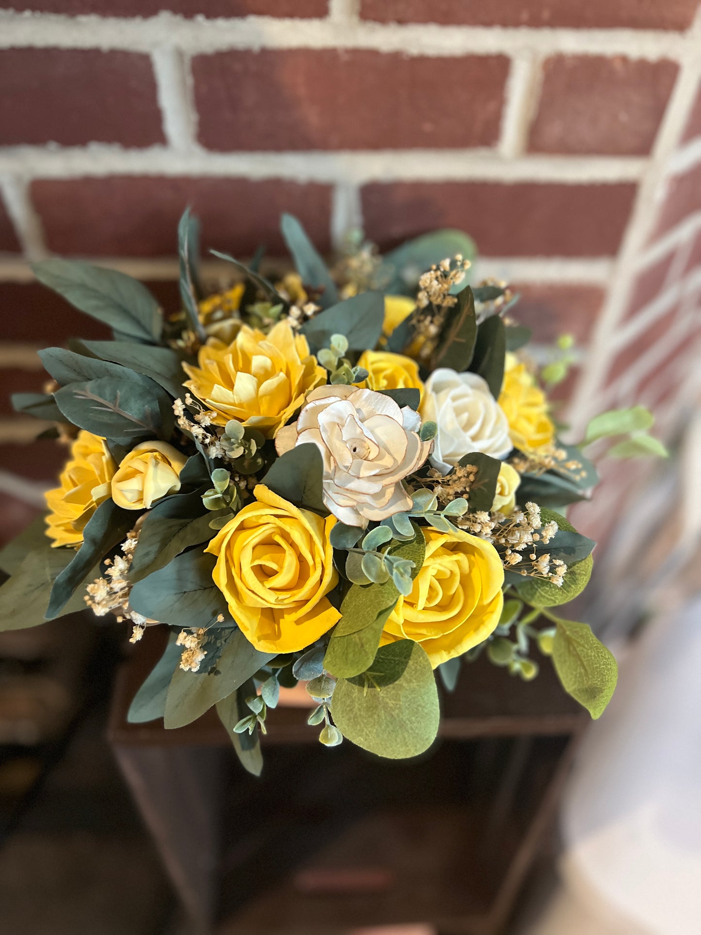 The Memory Blooms Box | Wood Flower Arrangement