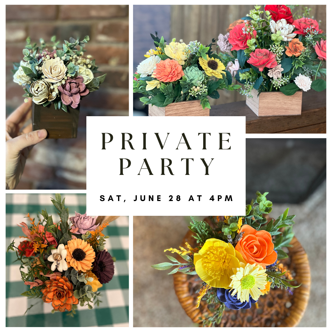 Private Party Registration for  Sat June 28