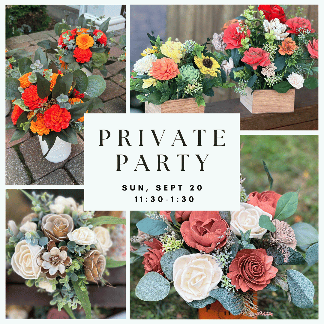 Private Party for Katie K | Sept 20 11:30-1:30