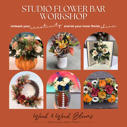 Pick Your Project Workshops at the Studio Flower Bar: Fall Edition